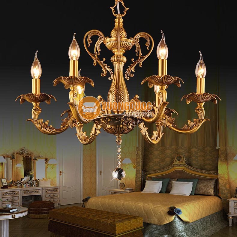 Đèn chùm đồng cổ điển phong cách Ý ATL8501-3